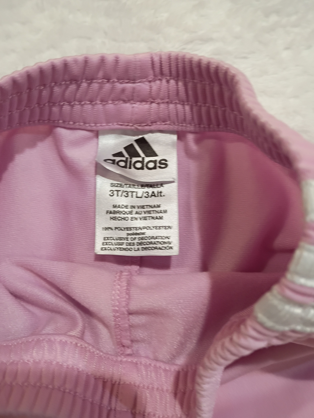 adidas Girls' Pink Athletic Shorts - 3T